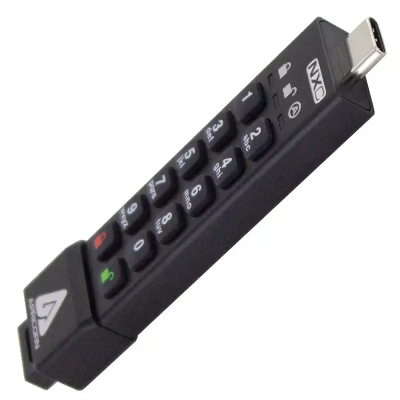 USB Flash Drive Apricorn 64GB USB Type-A 3.2 Gen 1 Aegis Secure Key 3NXC