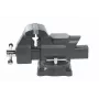 Bench Vise STANLEY 100 mm (4 inch) Heavy Duty — stationary metal vise for workshop