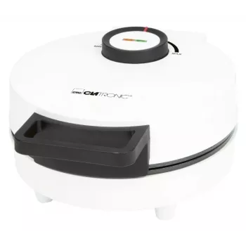 Waffle maker Clatronic WA 3832 — 1 round waffle, 1200 W, 20 cm plates, black/white