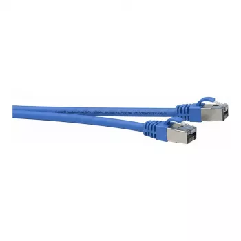 Synergy21 Patch Cable RJ45, CAT8.1 2000Mhz, 3m, Blue, S-STP(S/FTP), TPE/LSZH(SuperFlex), AWG26,