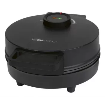 Waffle maker CLATRONIC WA 3832 — 1 circular waffle, 1200 W, 20 cm plates, black