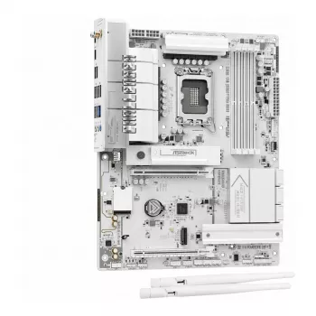 MicroATX motherboard ASRock B850M Challenger WiFi DDR5 AM5, white — DDR5, AM5 socket, Wi‑Fi