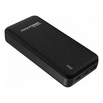 RealPower PB-20000 SSB Powerbank 20.000 mAh Feststoffbatterie schwarz