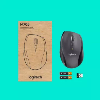 Mouse Logitech Marathon M705 Wireless USB Black