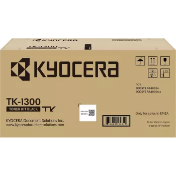 Kyocera Toner black TK-1300 for 3 PA4000x/wx - toner unit - Black