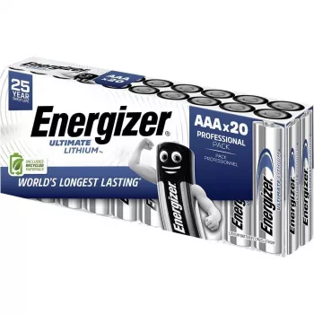 Energizer Ultimate FR03 Micro AAA -Battery Lithium 1250 mAh 1.5 V 20 pc(s) (E304283300)