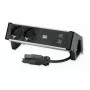 Power module Bachmann DESK2 with 2x CEE7/3 sockets and USB, 100W USB C/C, GST18 0.2m, black