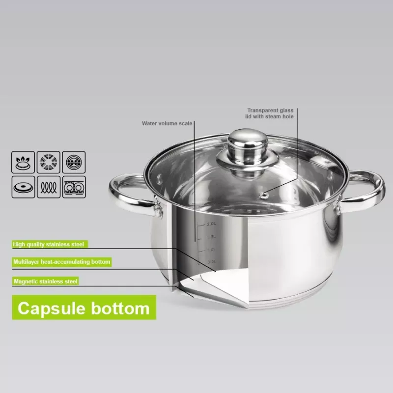 Cookware set Maestro MR-2020-6XL — 6-piece pot set