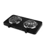 Maestro MR-770-2 Electric Double Hot Plate, 2000W, Cast Iron Plates, Rotary Controls, White