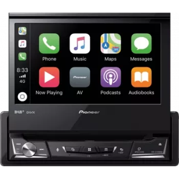 AVH-Z7200DAB, black, 1 DIN, CD, DVD, MOSFET, AAC, FLAC, MP3, WAV, WMA, JPEG