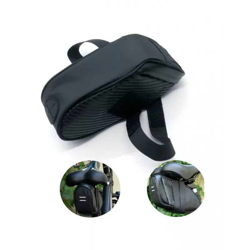Saddle Bag Motus Under-Saddle Bag Black — bike seat pack, compact under-saddle storage