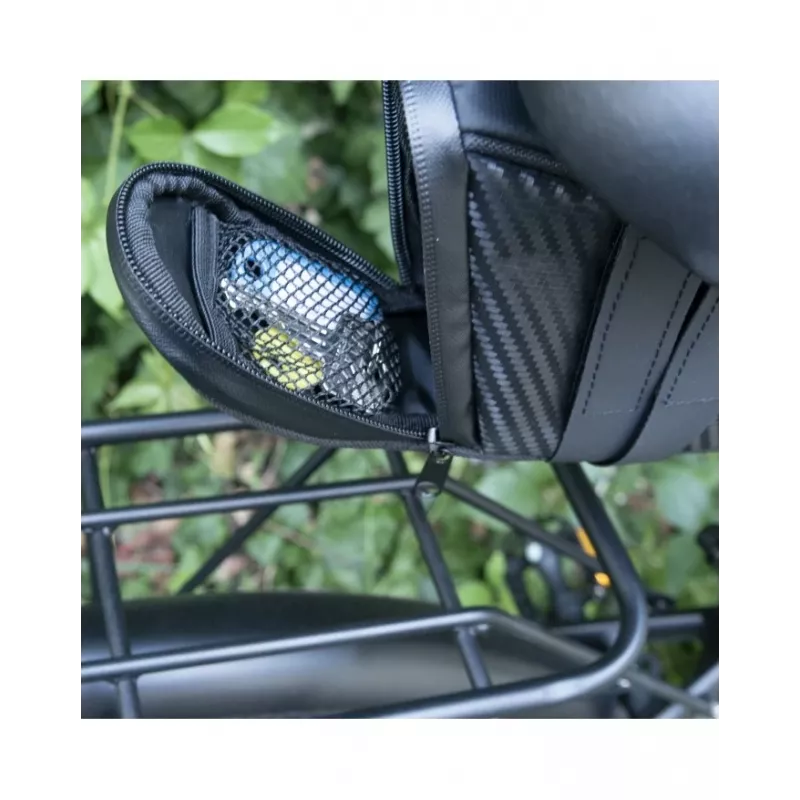 Saddle Bag Motus Under-Saddle Bag Black — bike seat pack, compact under-saddle storage
