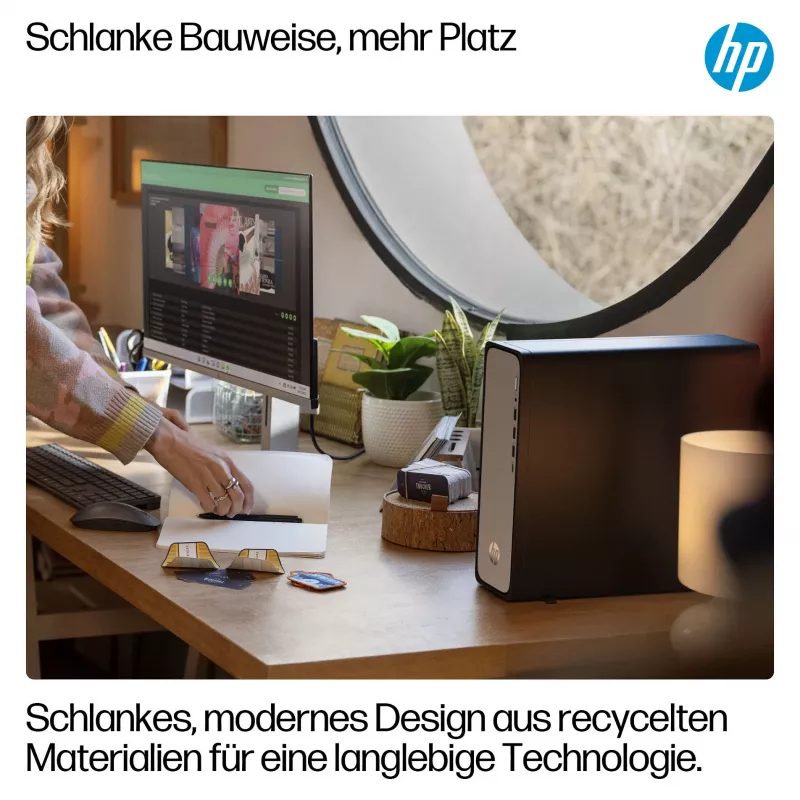 HP OmniDesk S03-0032ng - Slim desktop - Core i3 i3-14100 - Complete system - Core i3