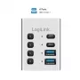 Hub USB3.2 Gen1, 4 ports , USB-A/C, on/off Switch