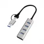 Hub USB3.0 4-porty USB- A 5Gbit/s