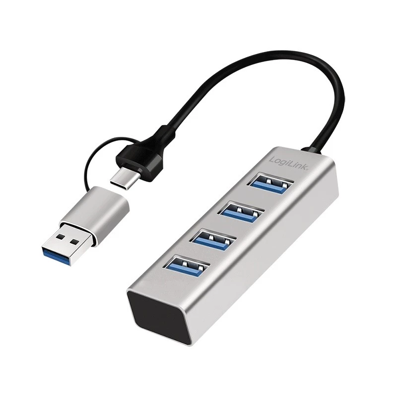 Hub USB3.0 4-porty USB- A 5Gbit/s