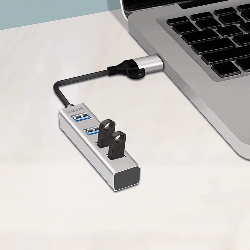 Hub USB3.0 4-porty USB- A 5Gbit/s