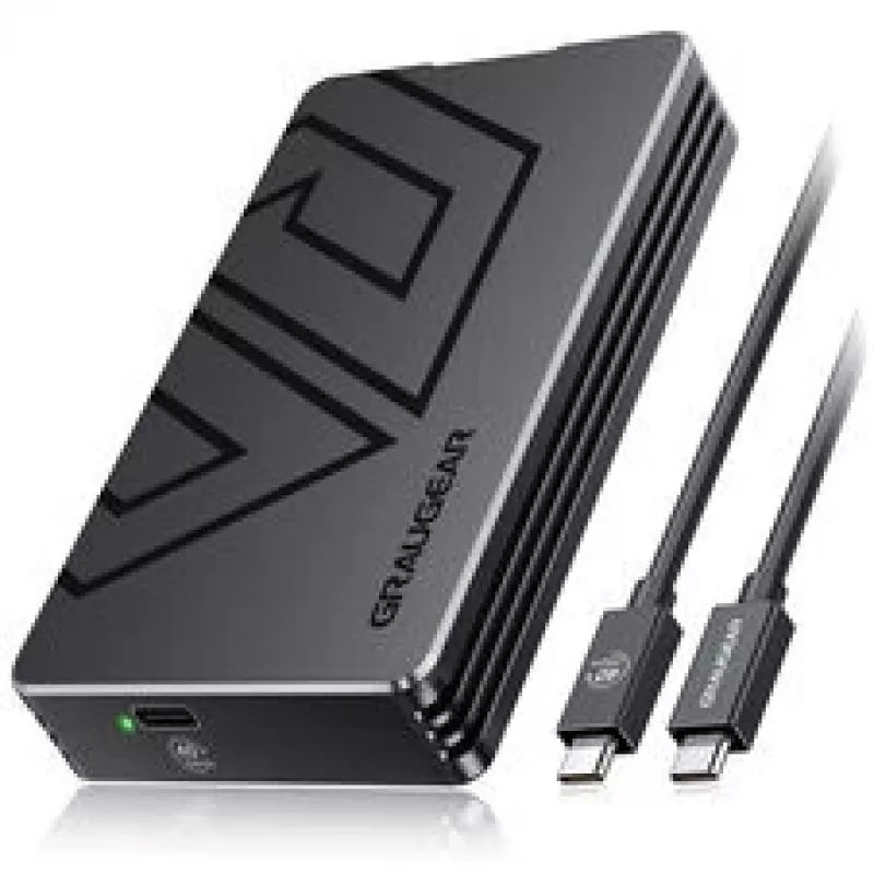 External M.2 SSD Enclosure GrauGear G-M2U4-40G01 with PCIe 4.0 and USB-C