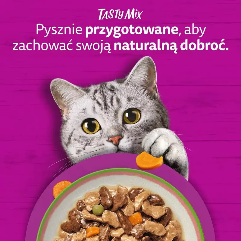 Wet cat food Whiskas Tasty Mix chef's selection in sauce 40×85 g pouches