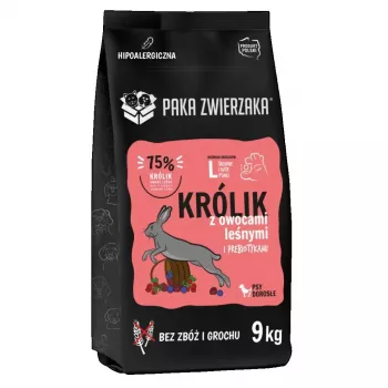 PAKA ZWIERZAKA rabbit with forest fruits large 9 kg dry dog food