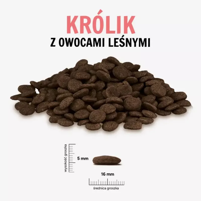 PAKA ZWIERZAKA rabbit with forest fruits dry pet food L 1.5 kg