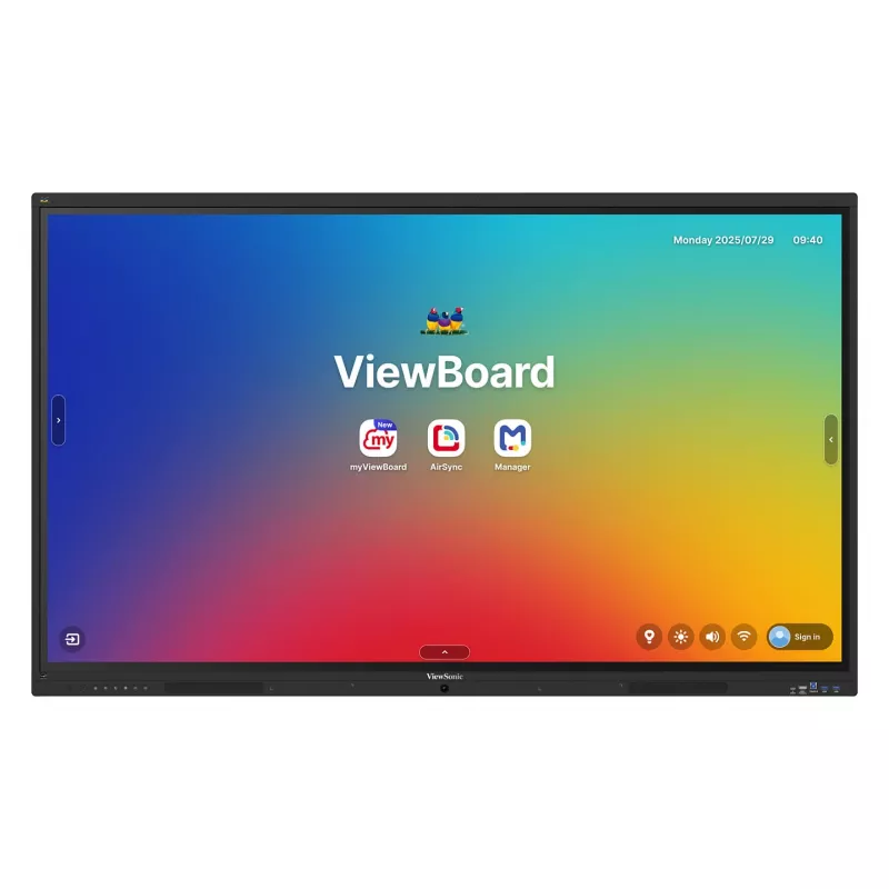 ViewBoard 41 serie touchscreen 65INCH UHD, Android 16 EDLA, IR 450 nits, 2x20W + sub 15W + 8 array mic, 3 x USB-C 8/128GB, 8-core C