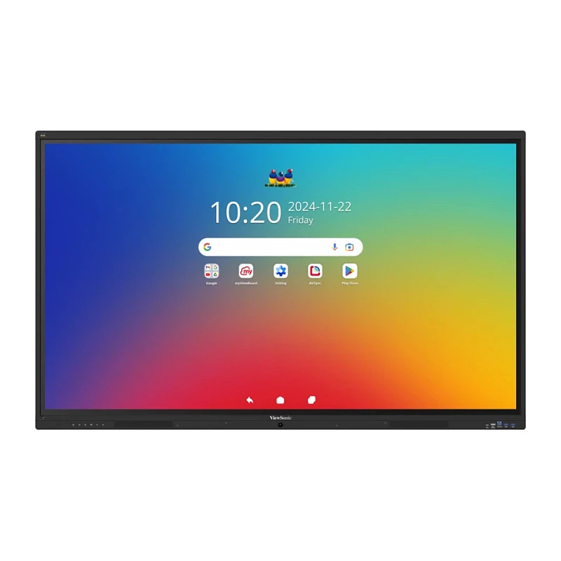 ViewBoard 41 serie touchscreen 65INCH UHD, Android 16 EDLA, IR 450 nits, 2x20W + sub 15W + 8 array mic, 3 x USB-C 8/128GB, 8-core C