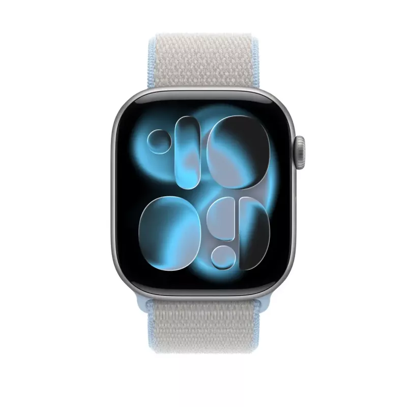 Band — Apple Sport Loop for 46mm Apple Watch, Blue Mist (grey), single pack
