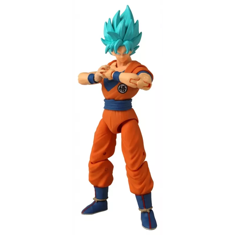 Action Figure Bandai Dragon Stars Super Saiyan Blue Goku V2 — collectible poseable figure