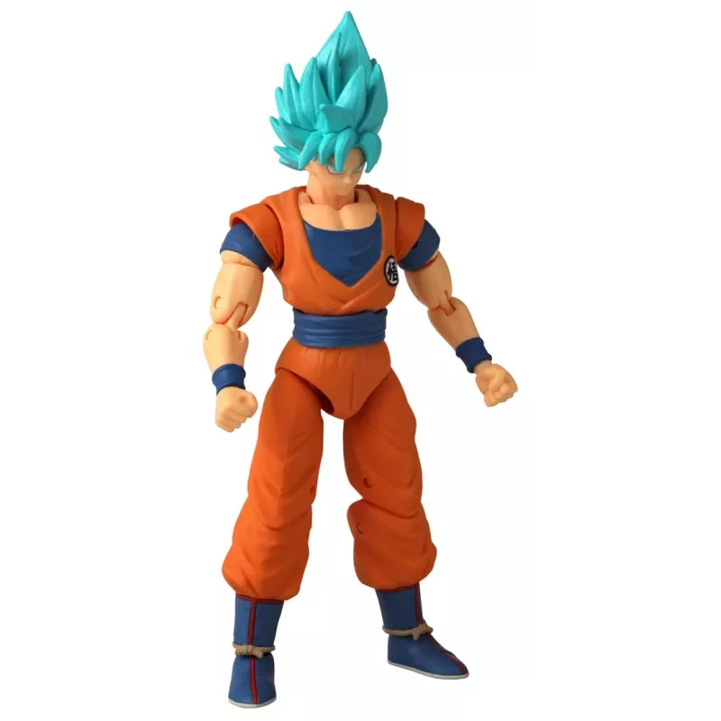 Action Figure Bandai Dragon Stars Super Saiyan Blue Goku V2 — collectible poseable figure