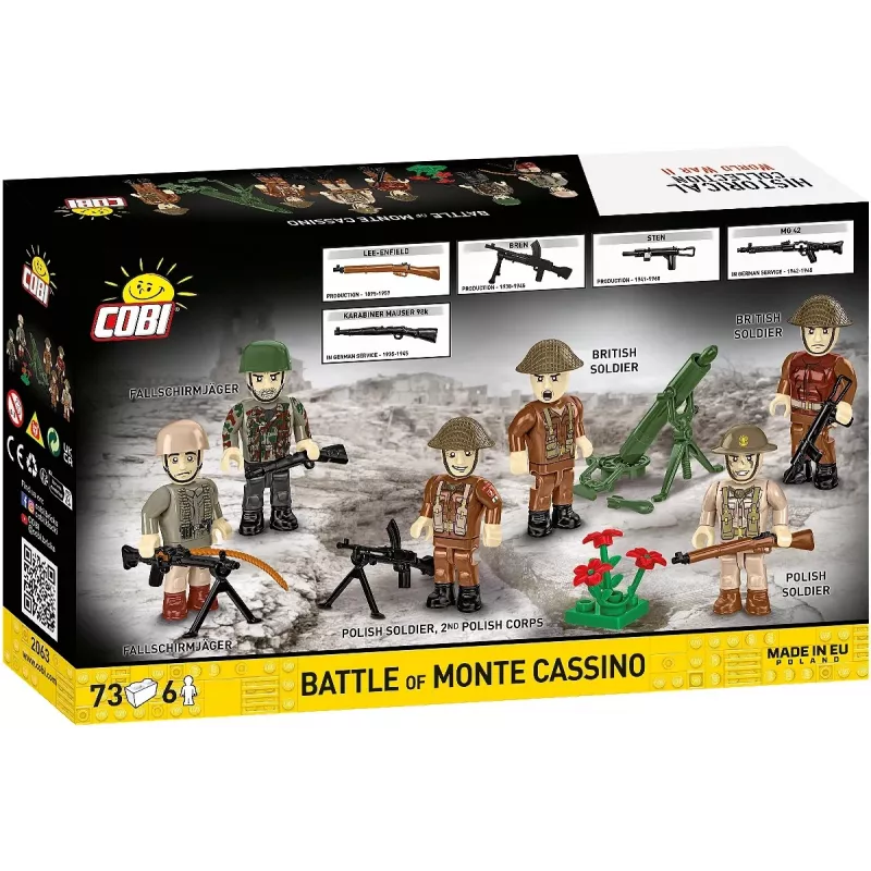 Construction Set Cobi Blocks Battle of Monte Cassino COBI-2063 Historical Military Diorama