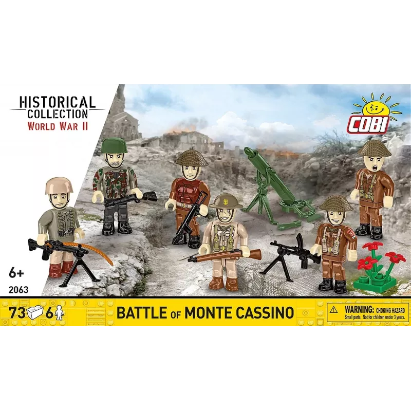 Construction Set Cobi Blocks Battle of Monte Cassino COBI-2063 Historical Military Diorama
