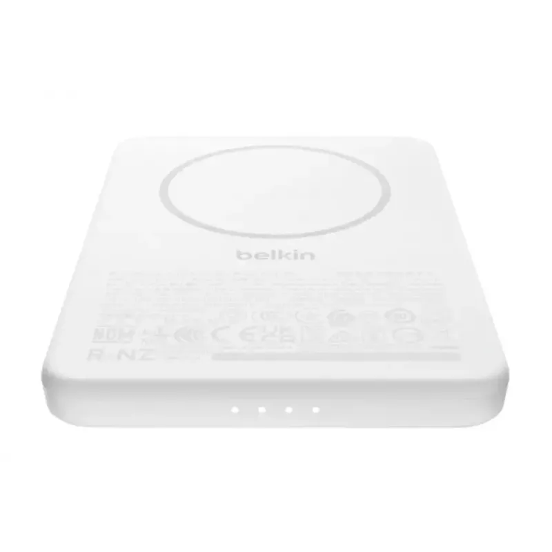Power bank Belkin BPD010hqWH 5000 mAh, wireless charging 7.5 W, USB-C, white