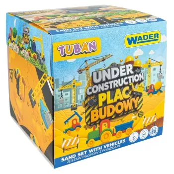 TUBAN Tuban TU3865 art/craft toy — dynamic sand (Fluffy) construction play set, made in Poland