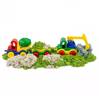 TUBAN Tuban TU3865 art/craft toy — dynamic sand (Fluffy) construction play set, made in Poland