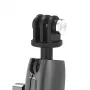 Mount Telesin TE-SUC-010 universal for 360° sports cameras, adjustable attachment for helmets and tripods