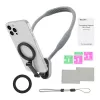 Telesin Magnetic Neck Mount MNM-002 for iPhone (12–16) — Adjustable Angle, Lightweight