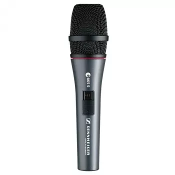 Vocal condenser microphone Sennheiser E865‑S, supercardioid, with on/off switch