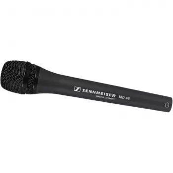 Sennheiser MD 46 handheld dynamic reporter microphone, cardioid pattern, MD 46