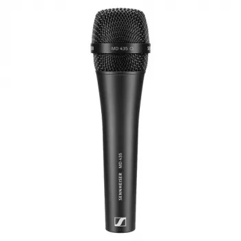 Dynamic cardioid microphone Sennheiser MD 435 – handheld vocal microphone, rugged construction