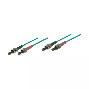 Patch Cable LWL Duplex OM3 (Multimode, 50/125) ST/ST, LSZH, 3m, Good Connections®