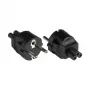 Good Connections PA-0005S - Typ E/F hybrid - C5 - 250 V - 2,5 A - Schwarz - Polyvinylchlorid (PVC)
