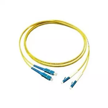 GoodConnections Patch Cable LWL Duplex OS2 (Singlemode, 9/125) LC/SC, LSZH, reversible polarity, 15m,