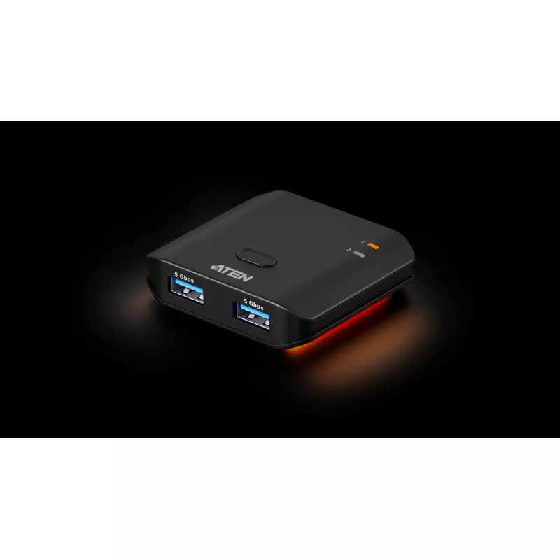 USB 3.2 Gen 1 2x2 Sharing Switch ATEN US4322 — 2 Host / 2 Device, Type-A