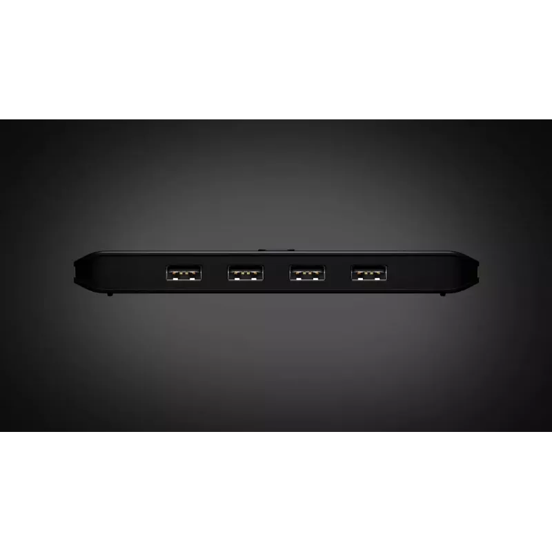 USB 2.0 Sharing Switch ATEN US4224 — 2x Host to 4x Device, 480 Mbps, Black