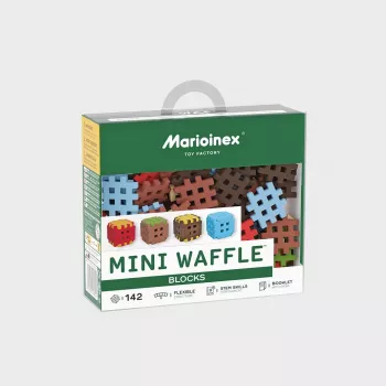 Construction blocks Marioinex Mini Waffle model 908204 — 142 pieces set
