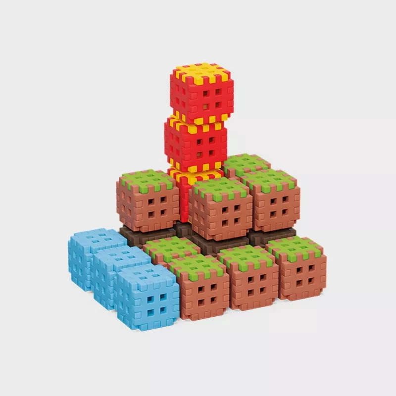 Construction blocks Marioinex Mini Waffle model 908204 — 142 pieces set