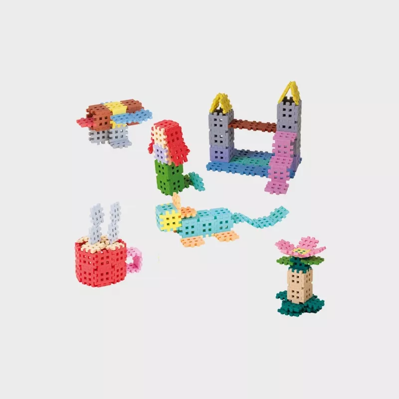 Construction Blocks Marioinex Mini Waffle 400 pieces pastel — building set for children