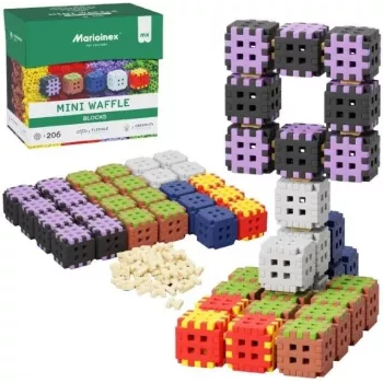 Construction Blocks Marioinex Mini Waffle 206 pieces — children's building set