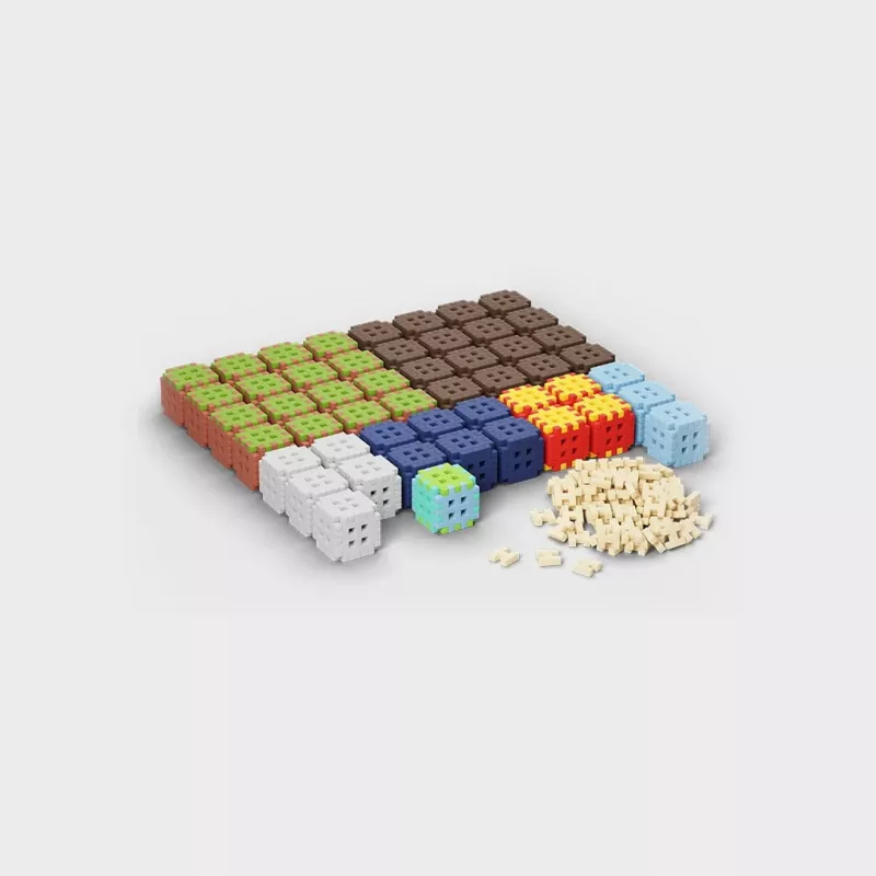 Construction Blocks Marioinex Mini Waffle 406 pieces — building set for creative play